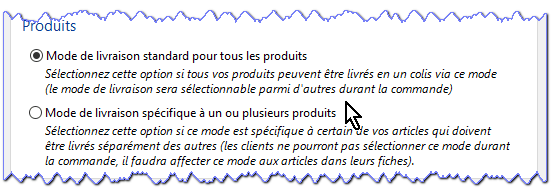 modes suivant produits