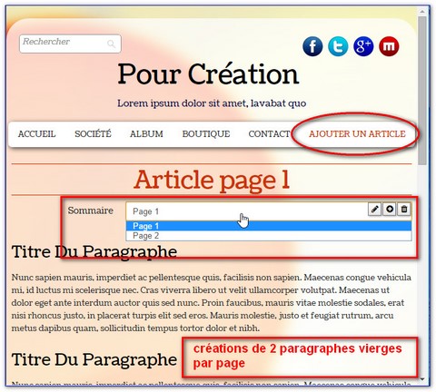 résultat de la liste