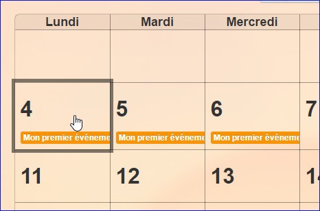 le calendrier modifié