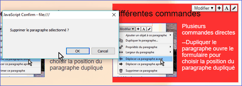 Supprimer le paragraphe