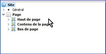 Le menu Page Le menu Page