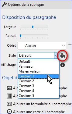 Utiliser les styles de paragraphes Utiliser les styles de paragraphes