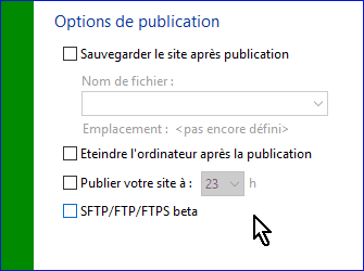 le mode SFTP