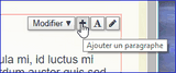 Ajout de paragraphe